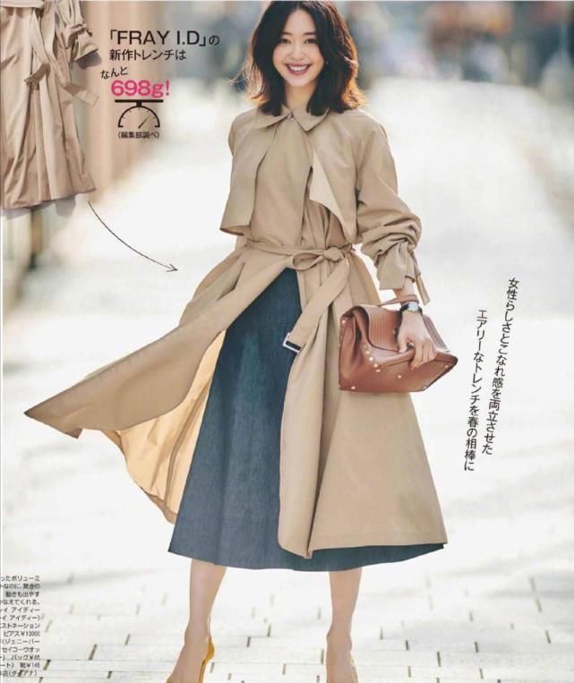 40岁的女人穿衣不用愁，春日多穿风衣才是真时髦，帅气又高级