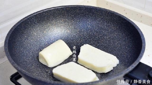 不喝油的煎馒头片,脆皮的香软的,早餐吃都清爽不腻