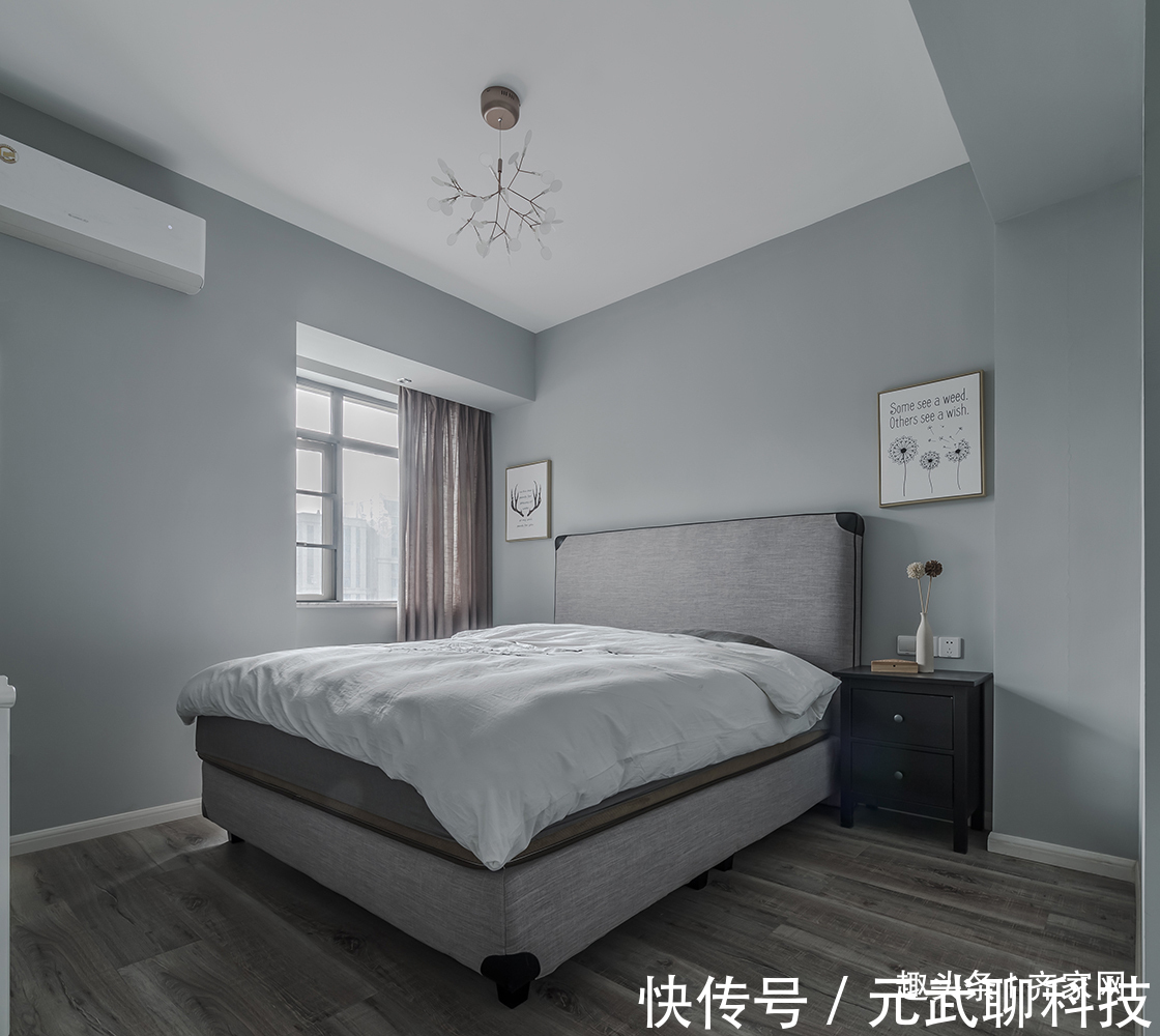 现代北欧风三居，明朗的空间布局与时尚自然的巧妙结合！