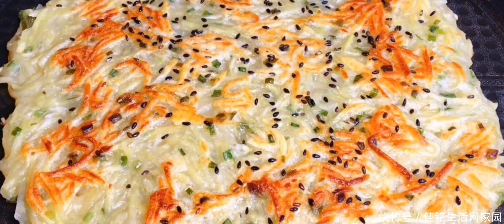 淀粉|土豆这样做,焦香美味,夏天早上做一个,太好吃了