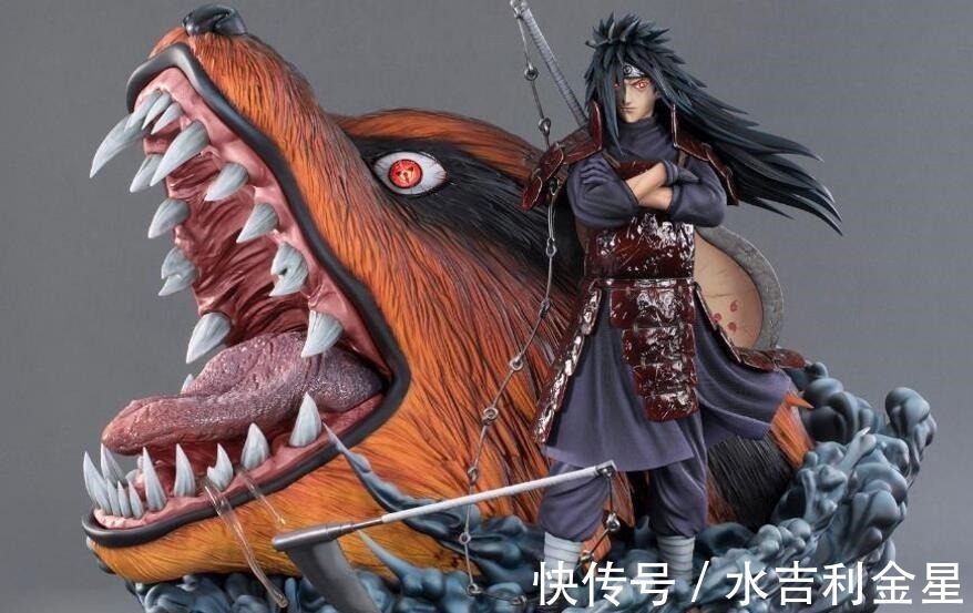 九尾斑|火影价值上万的九尾斑手办,斑爷在九尾面前像个陪衬