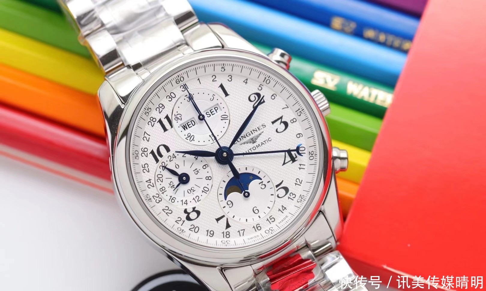 小益|小益腕表:KL厂浪琴名匠 八针月相计时腕表