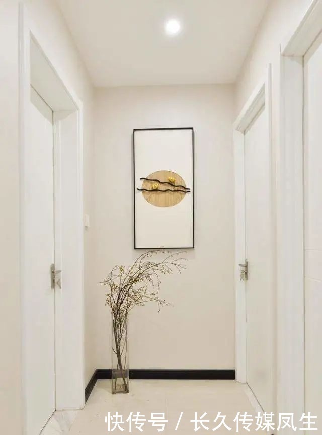 玄关|见过最美的新中式!130㎡装出诗情画意,大气又舒适