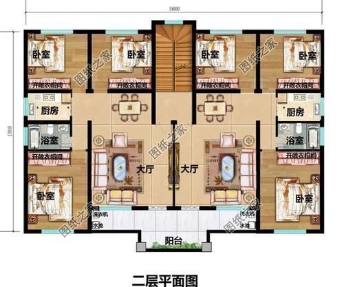 效果图|农村双拼兄弟房别墅设计图纸,推荐三款,兄弟姐妹都可以建