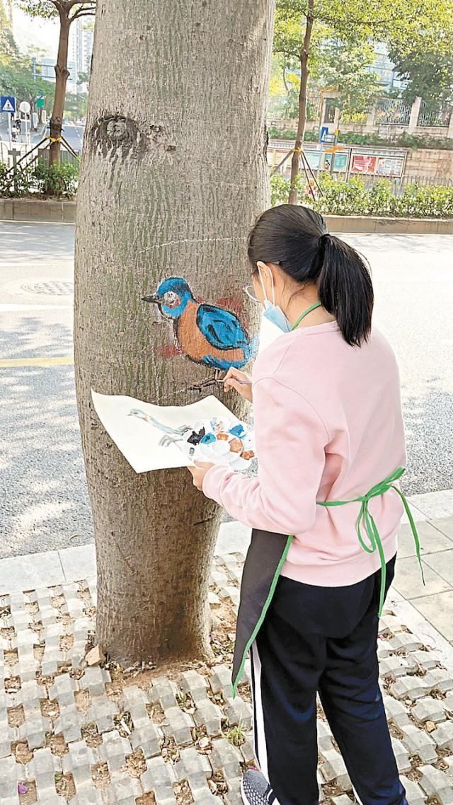  笋岗街道|快看！深圳一社区树上“长出”小老虎啦