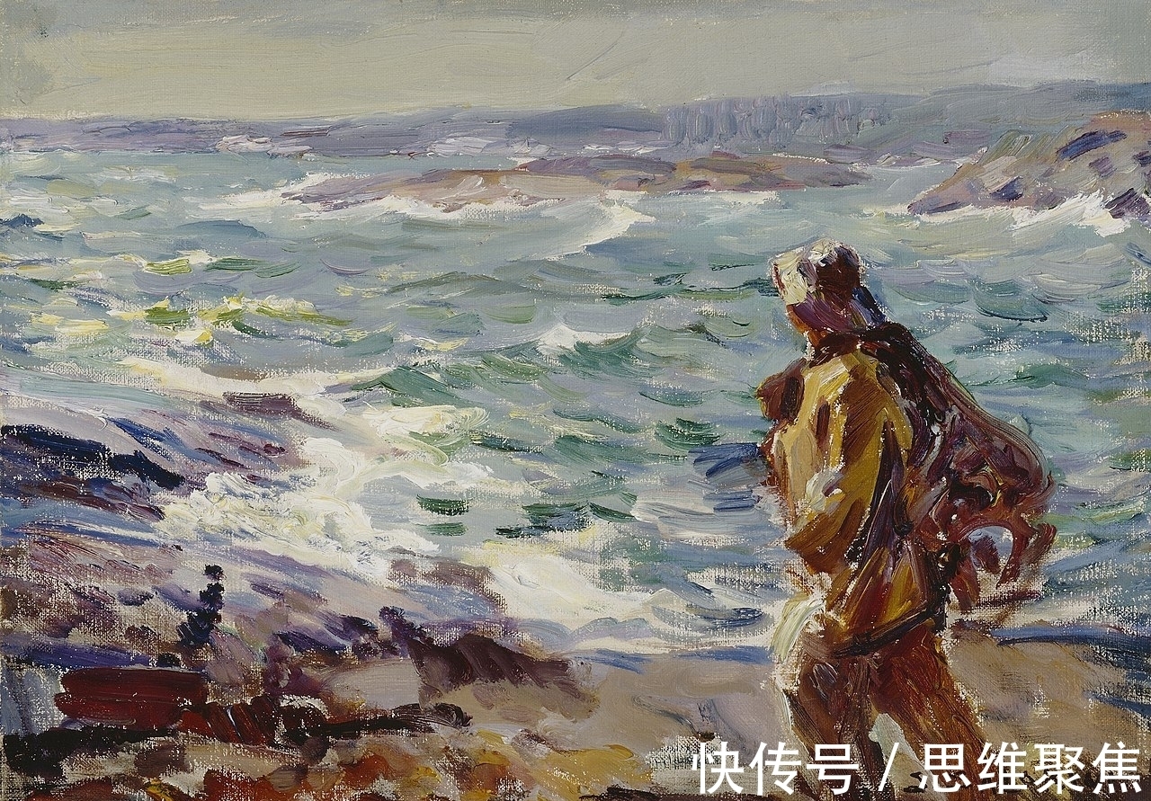 桑特里#笔意未尽的挥洒,印象派画家桑特里的绘画作品