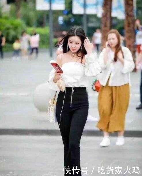 丰腴|街拍:个高青春的小姐姐,丰腴有致,在路人中很显眼!