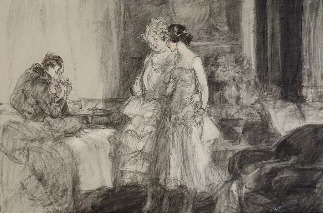 上流社会@美国最伟大的插画家,记录了上流社会的男男女女纸醉金迷的情景