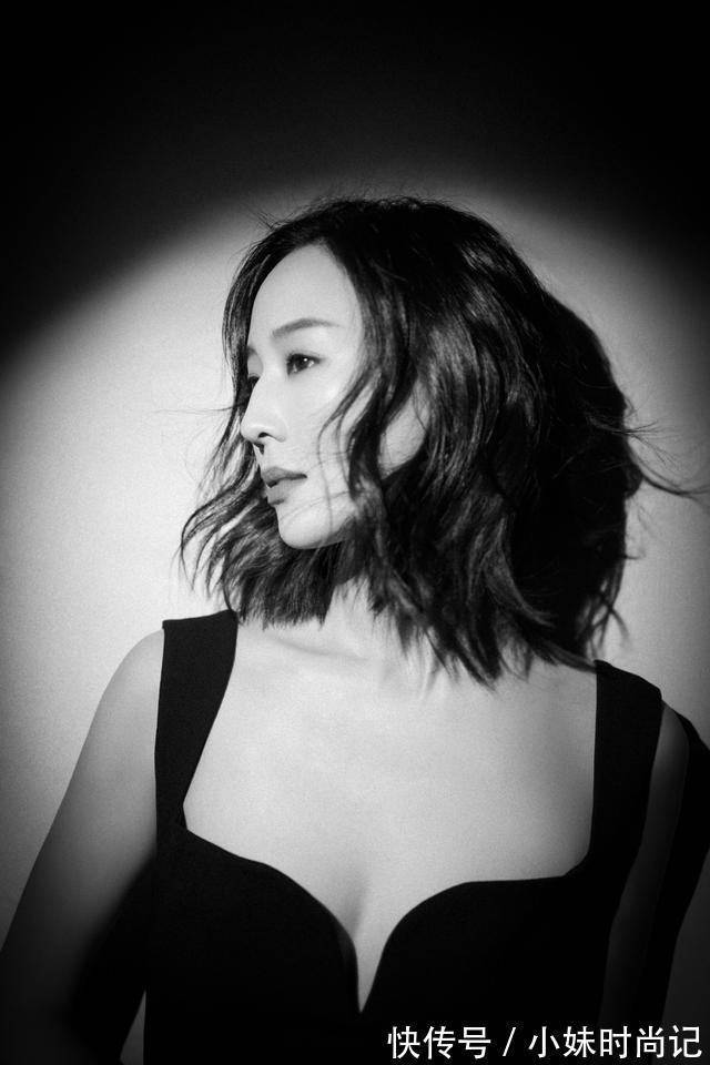 吊带裙|张钧甯偶尔性感一下,穿吊带裙裹出迷人曲线,优雅妩媚显熟女魅力