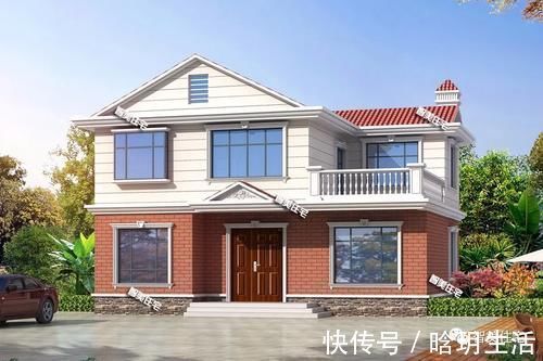 外观|一眼就能让你喜欢上的小别墅,室内都带堂屋,外观美也很重要