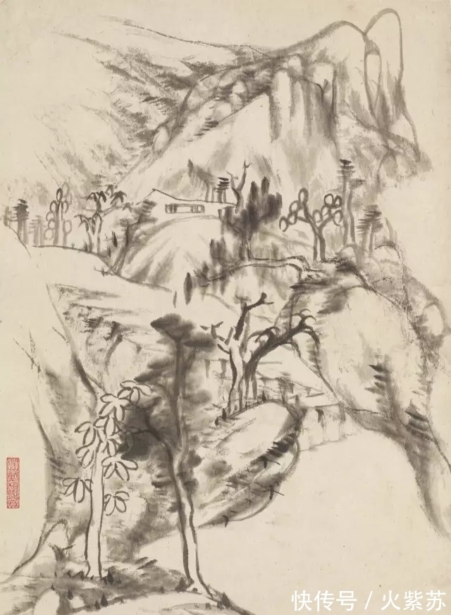 密杂$固本求简｜八大山人山水画