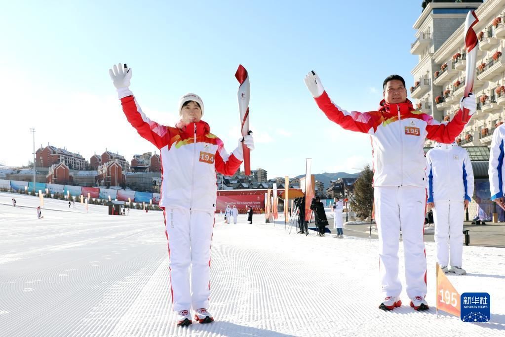 崇礼|北京冬奥会火炬在崇礼富龙滑雪场传递