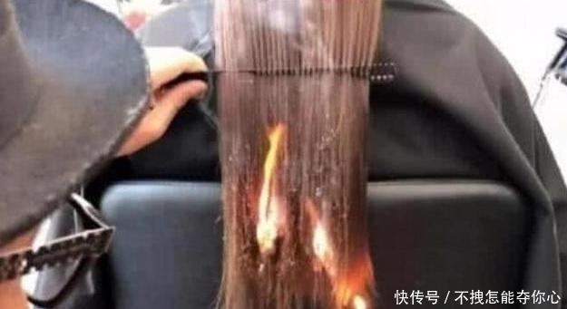 造型师 女子去理发,理发师却用火点燃她的头发,烧出来的发型居然更美