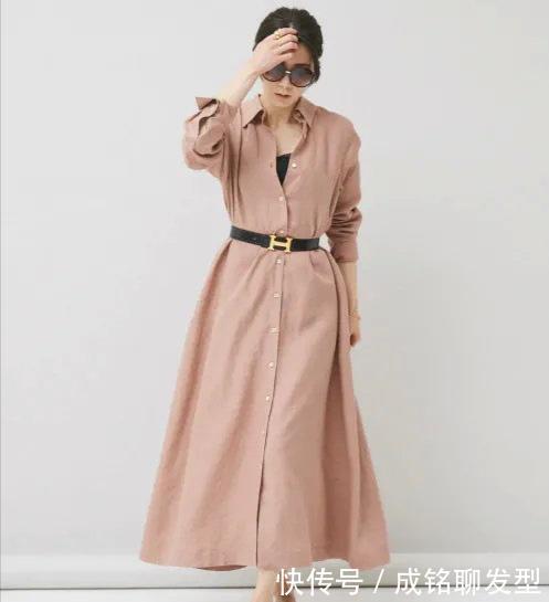 身材|今夏火了“衬衫裙”,根据身材选对款式是重点,显身材又时尚减龄