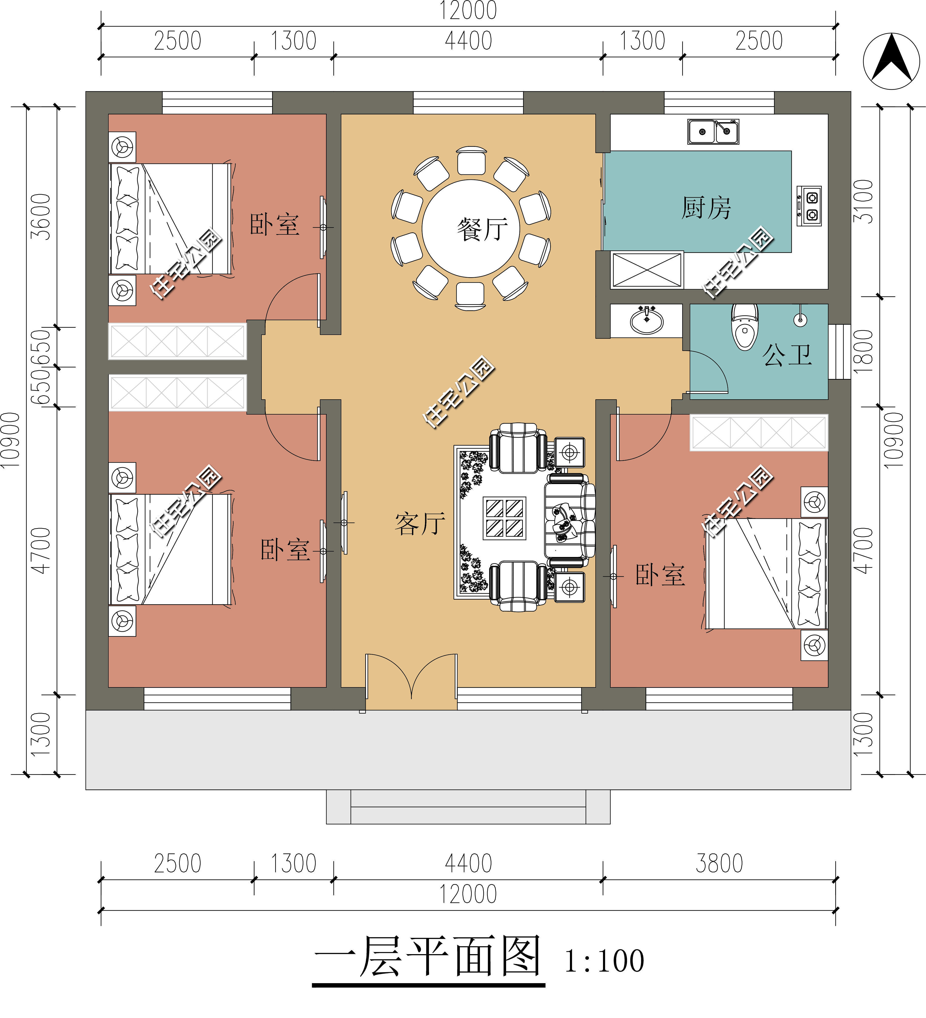 建筑面积|20万预算，能在农村建什么样的房子？8套图纸看看你喜欢哪一套