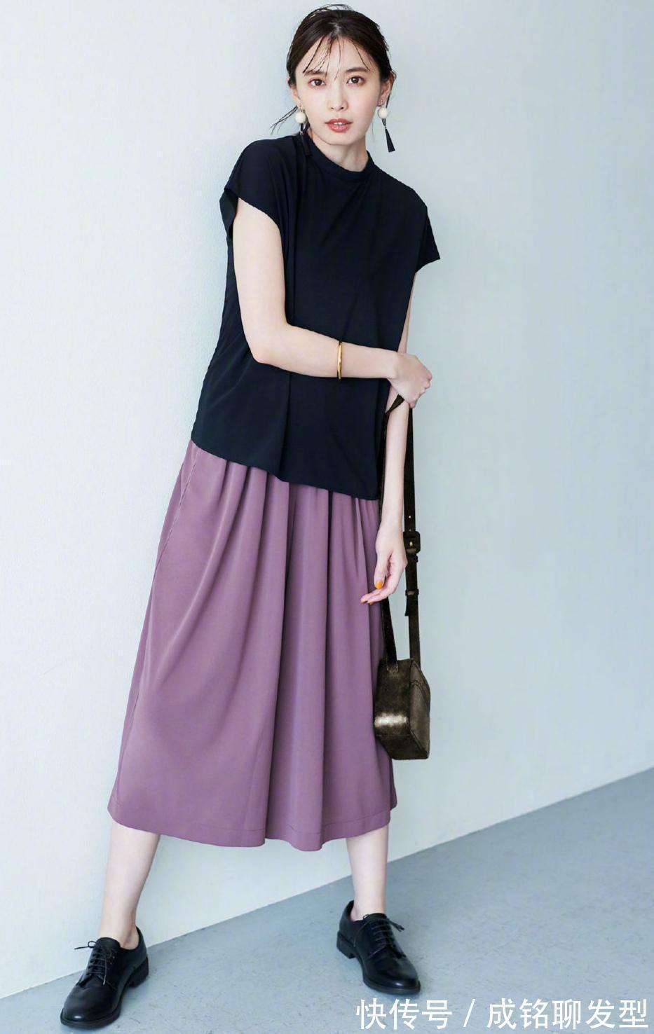 夏装|“日杂”人气模特宫田聪子示范优雅夏装，时髦大气养眼，高级满满