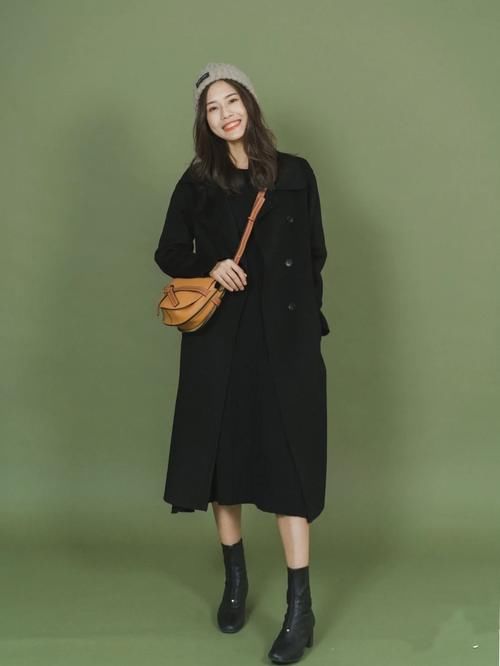 春季大衣正当红，长款呢大衣的6种搭配示范，一衣多穿简单又好看