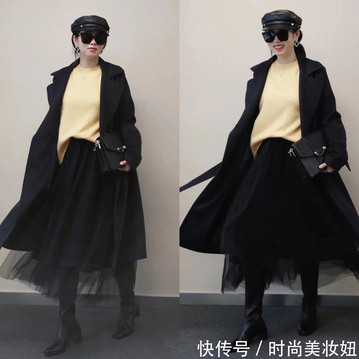 梨形身材|微胖的梨形身材有救了,她体重120斤,靠穿搭显瘦10斤不止