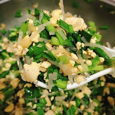 鸡蛋豆腐|皮薄馅儿大韭菜豆腐合子