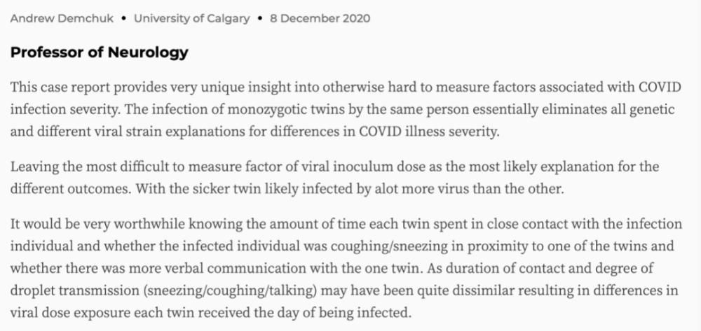 新冠|医学界爆炸性病例：同卵双胞胎感染新冠，弟在鬼门关，哥轻症无碍