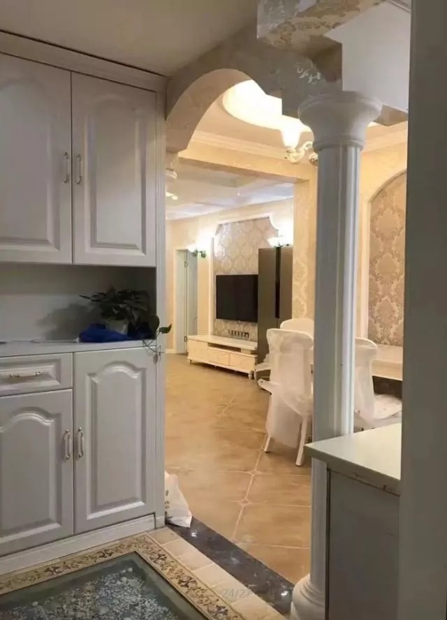 石膏线|20W装修的新房,媳妇在玄关设“沙滩”,一进屋就被迷住了!晒晒