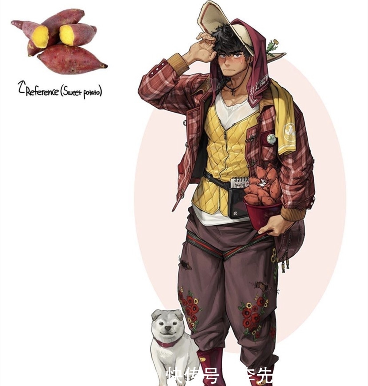 事物|动物变成二次元形象也就算了,连食物也可以,这位画师脑洞有点大