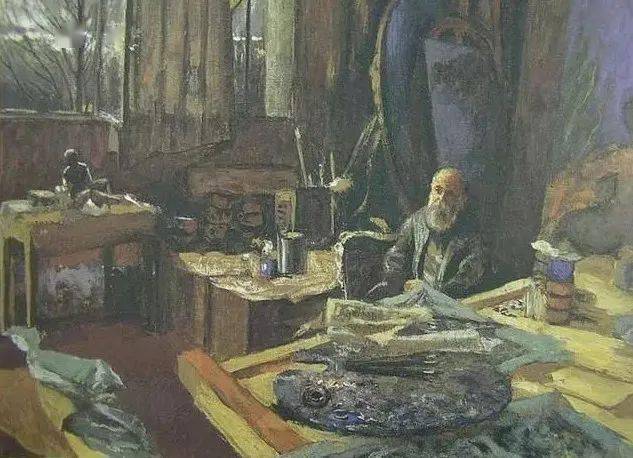 油画!法国纳比派代表画家-维亚?尔·爱德华油画