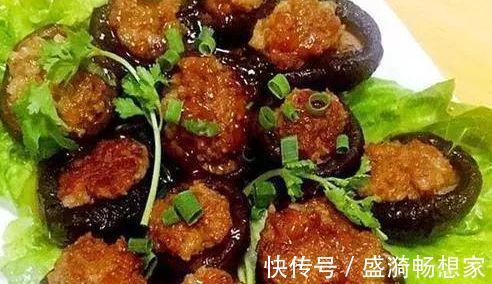 葱白|美食优选肉酿香菇、蒜蓉烤生蚝、鱼香金针菇、辣爆肚丝的做法