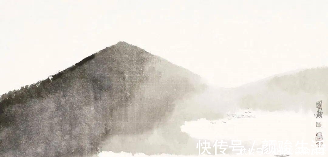 雾气&他画中清淡朦胧的杂林疏影、雾气山岚,给人一种简疏美和禅意美