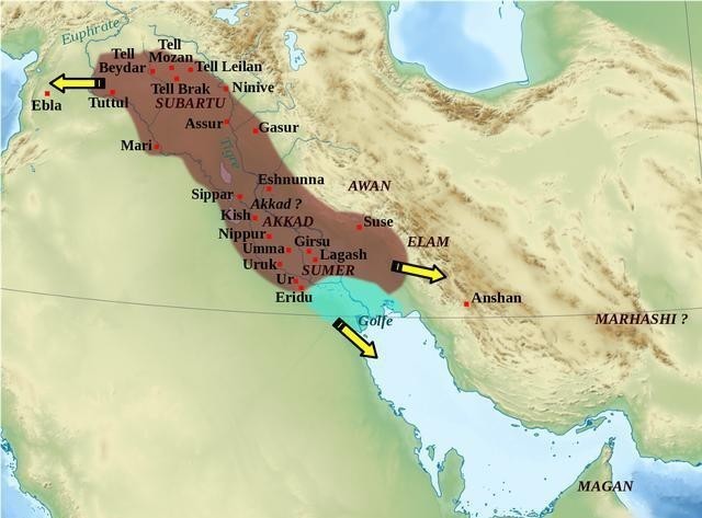 世界史|阿卡德王国是何时灭亡的，《世界史》中记载的时间前后不一样