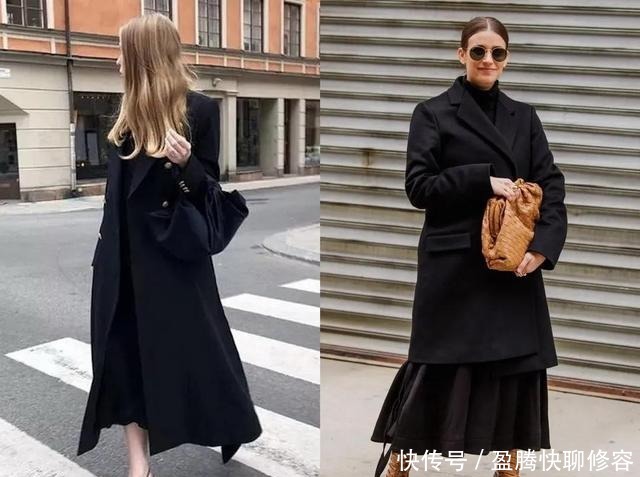 互搭|大衣+裙子=冬天最优雅的女神装