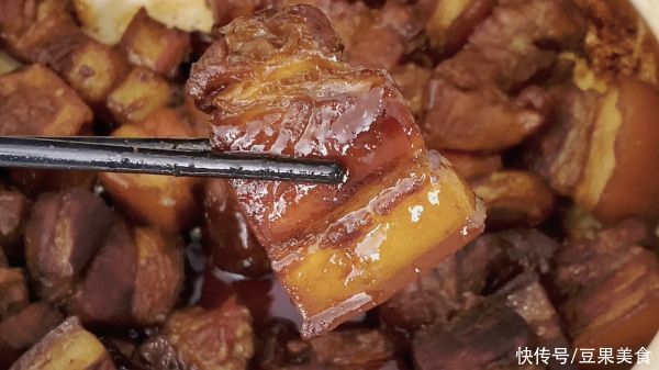 黄酒|独家秘方红烧肉，无需调料！中午刚做完，晚上又想吃了