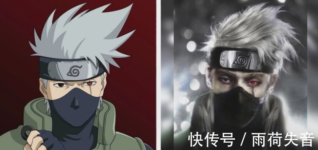 火影|《火影忍者》现实画风，卡卡西眼神撩人，我爱罗真人版魅力十足