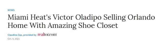 雷霆|180万美元!奥拉迪波售出494平米豪宅:球鞋收藏间太霸气