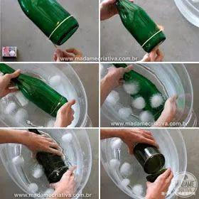 啤酒瓶、玻璃瓶变废为宝改造合集,DIY手工附教程,多种方法切割