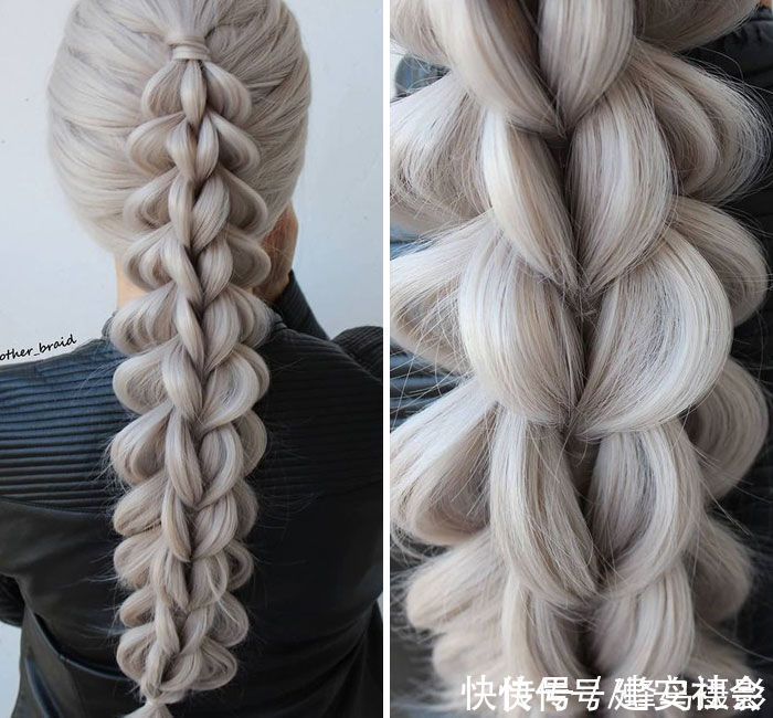 发型 65张编发照片,这哪是编头发分明是画画,图3这发型一次要半天