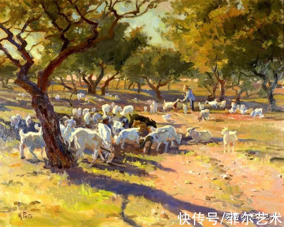 兰迪@她是一位富有表现力的现实主义画家，笔触和色彩让人喜欢不已