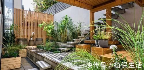 庭院|一樓帶個下沉式庭院，美得像世外桃源！高層只剩下羨慕！