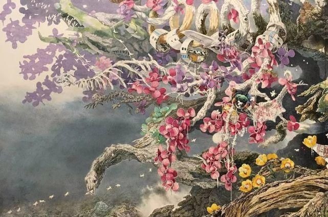 幅画!一幅画画了3年,细到要用放大镜,他把钢笔画玩到了极致