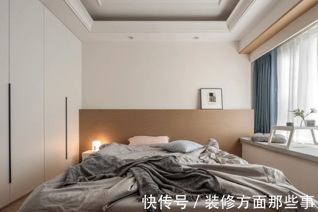 现代|现代简约三居室,超爱的地台式榻榻米卧室!