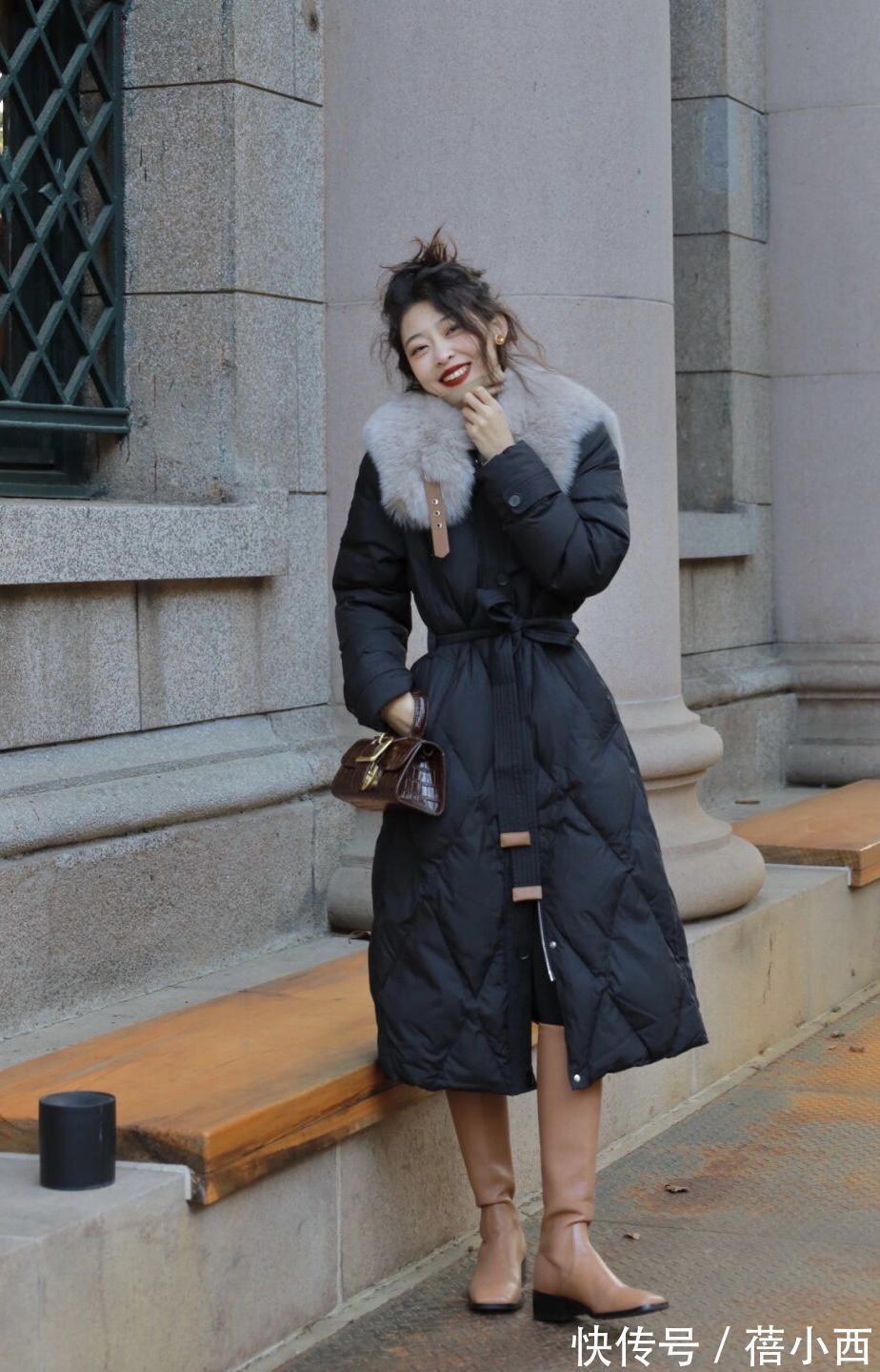 低腰线 谁说“羽绒服”不时尚?选这4个款来穿搭,不仅时髦还百搭实穿