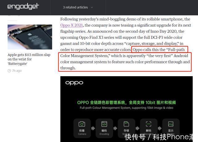 OPPO|权威外媒点评OPPO全链路色彩管理系统：行业首个或将开创历史