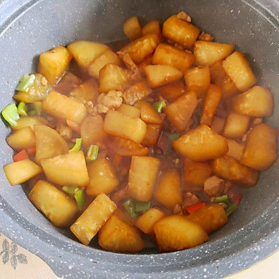 米饭只配一碗饭,我也会选#精致一人食#酱烧白萝卜