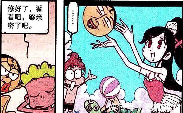漫画|同学畅享清凉夏日,高茜犹如“水中精灵”成为全场唯一焦点