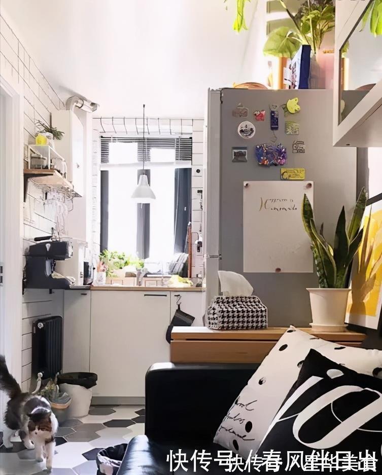 小窝|35㎡老破小变身清爽小窝,功能布局真完美,打造温馨舒适二人世界