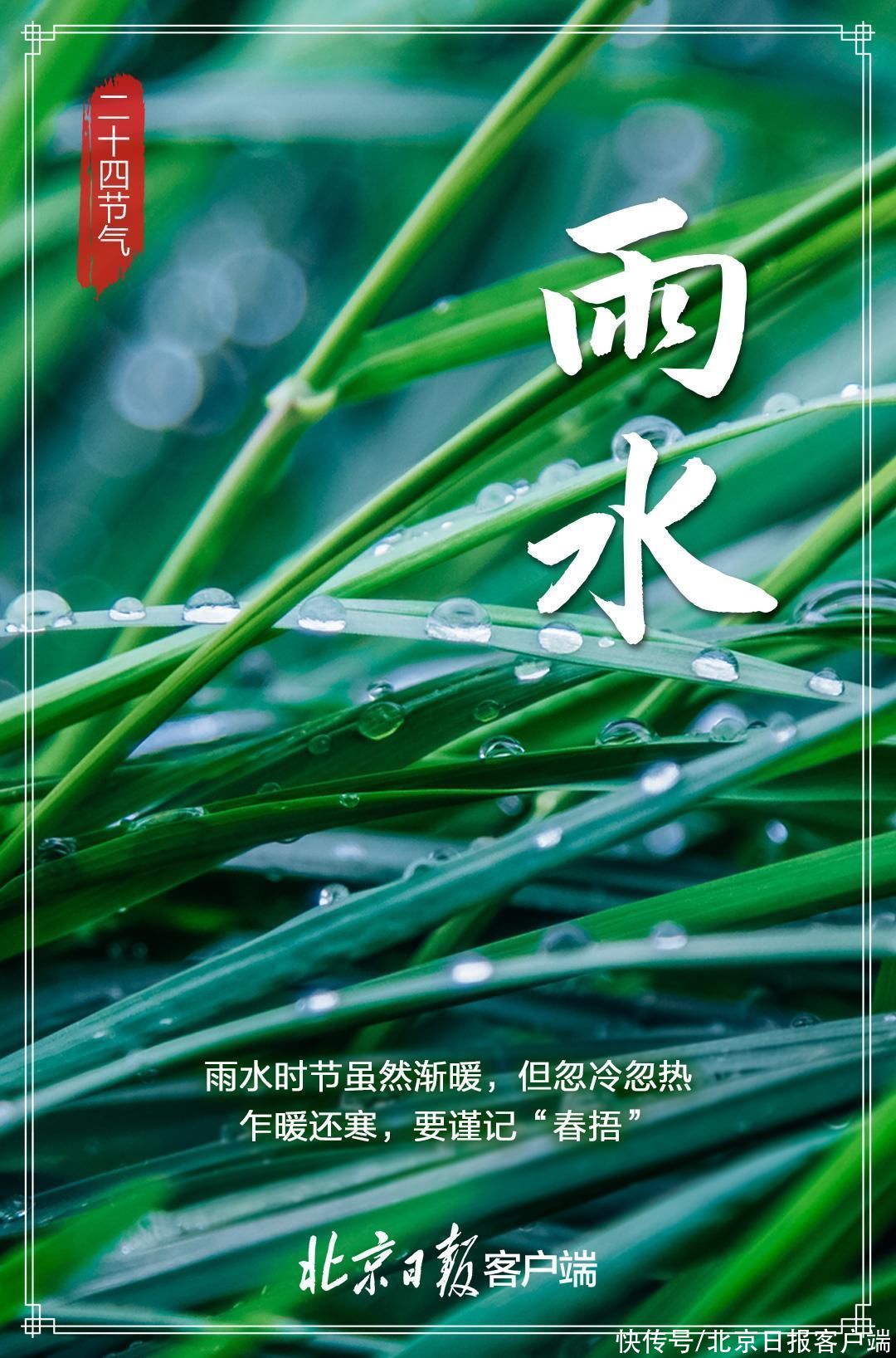 好雨知时节，当春乃发生，“雨水”来了