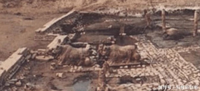  吨重|70吨重黄河铁牛被挖出后，为何露天放置不管专家不敢动