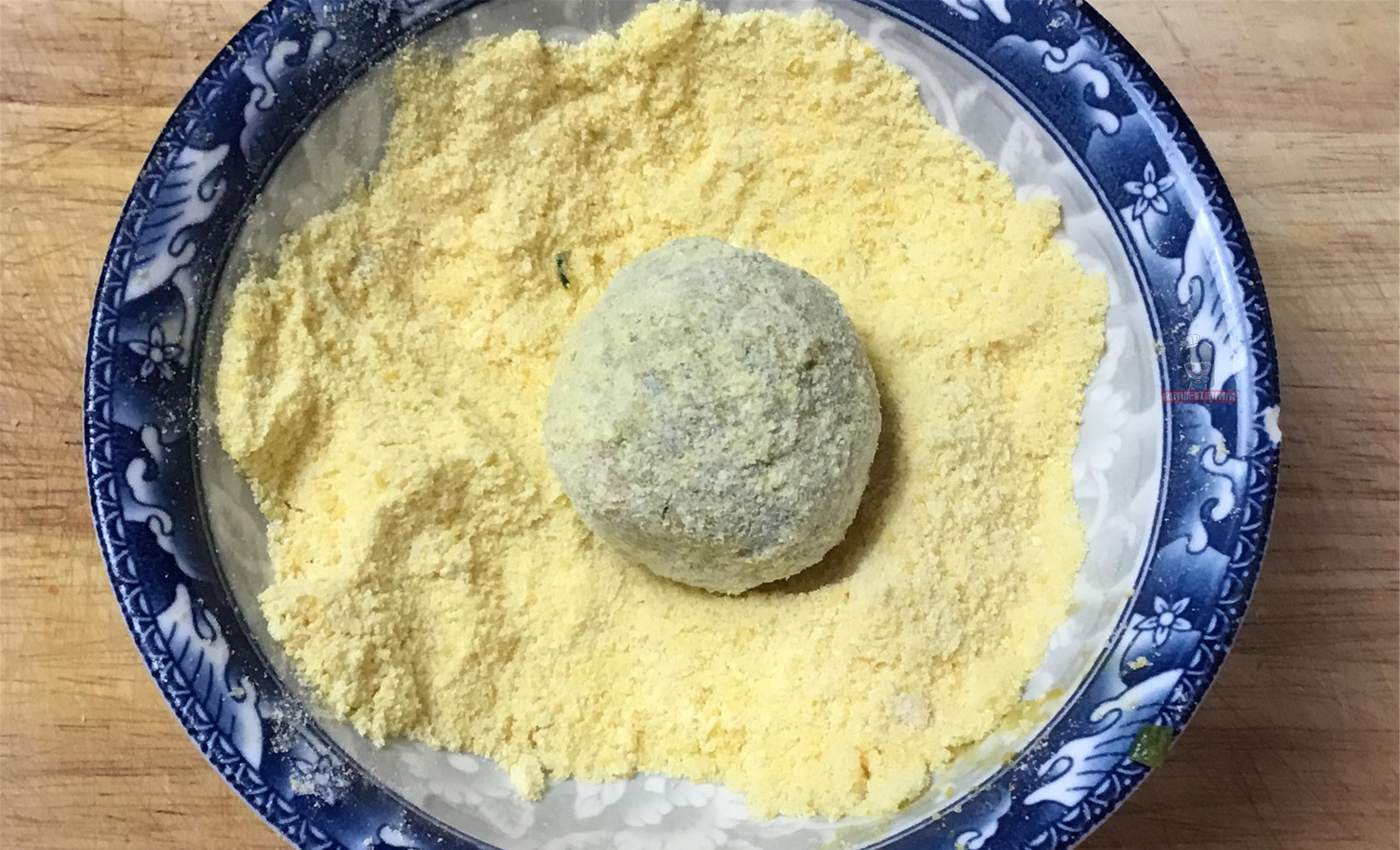 萝卜缨|玉米面菜团子,原始的味道,满满回忆的,心动吗快做起来吧