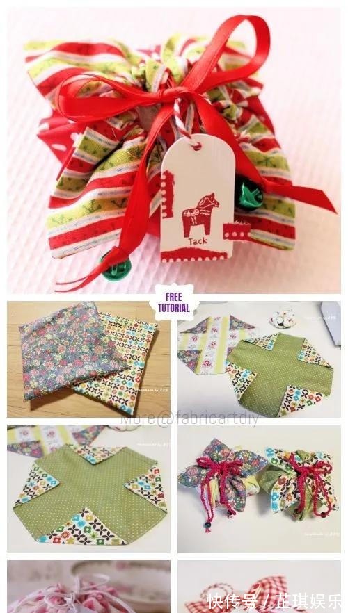 束口袋也能这么美，旧衣服就能做！旧物改造DIY手工布艺附教程