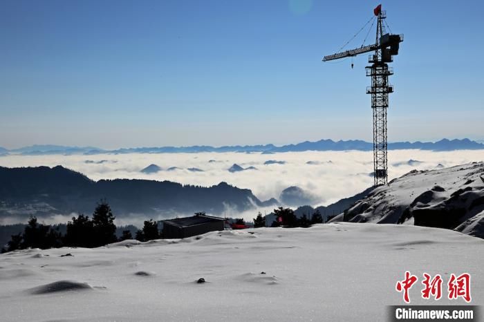 四川叙永：罗汉林雪后云海景观美景如画